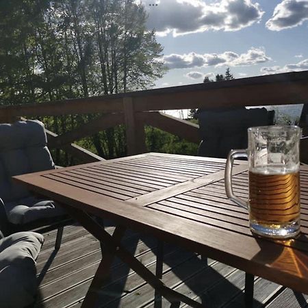 Dom Na Wzgorzu Villa Pluski Kültér fotó